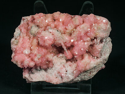 Rhodochrosite with Quartz and Pyrite. 