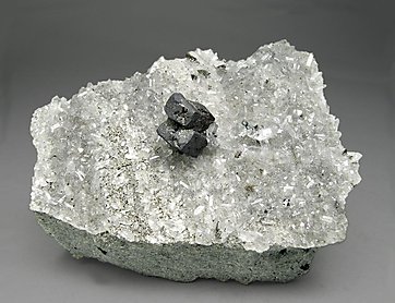 Bornite with Quartz.