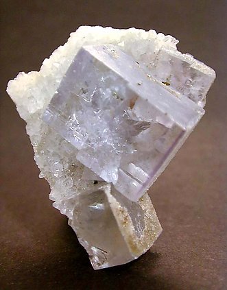 Fluorite with Quartz.