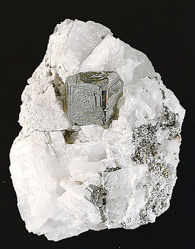 Carrollite with Calcite. 