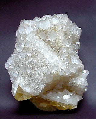 Fluorite with Quartz. 