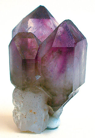 Quartz (variety amethyst) scepter.