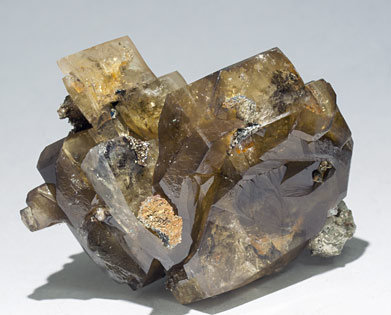 Baryte with Pyrite.