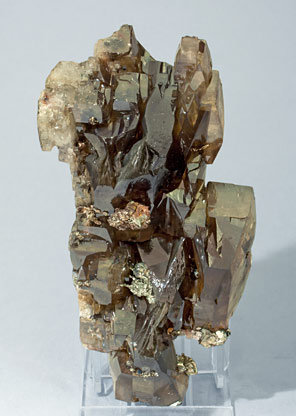 Baryte with Pyrite. Front