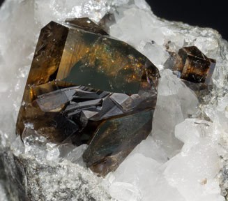 Cassiterite with Quartz. 