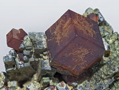 Andradite with Hedenbergite. 