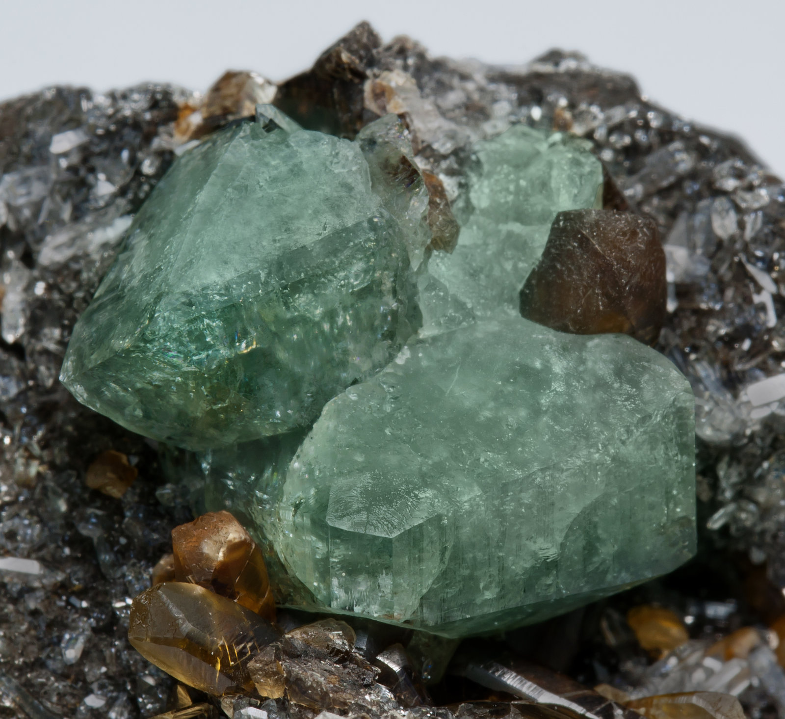 Brazilianite with Siderite and Quartz Rapid Creek area, Dawson mining