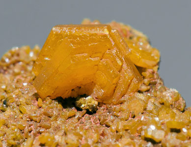 Mimetite with Beudantite. 