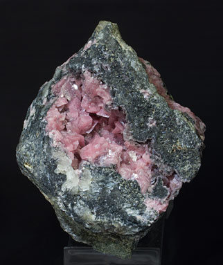 Rhodochrosite with Alabandite. 