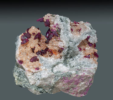 Mg-rich Roselite on Dolomite. 