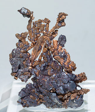 Copper with Cuprite.