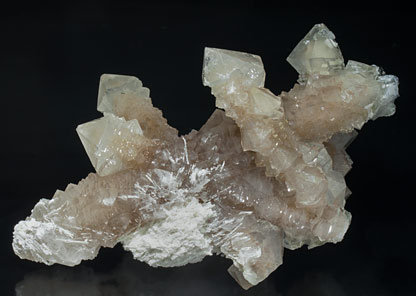 Quartz with inclusions, Calcite-Dolomite and Magnetite. Front
