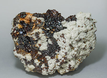 Sphalerite with Dolomite and Siderite.