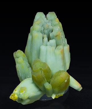 Pyromorphite with Plumbogummite.