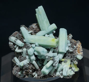 Pyromorphite with Plumbogummite.