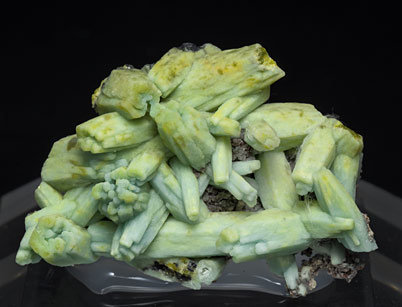 Pyromorphite with Plumbogummite.