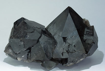 Quartz (variety smoky quartz). 