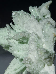 Tarbuttite with Hydroxylapatite and Hemimorphite. 