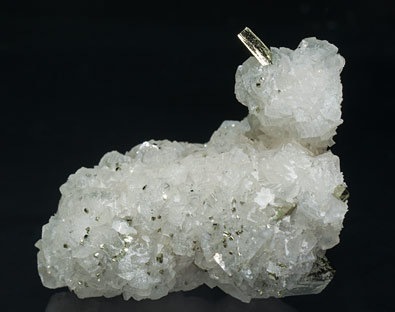 Pyrite on Calcite-Dolomite. 