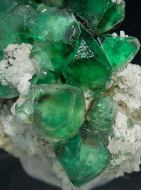 Fluorite with Feldspar. 