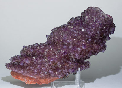 Quartz (variety amethyst). Front