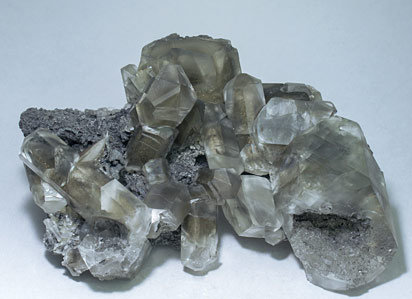 Calcite with Pyrite.