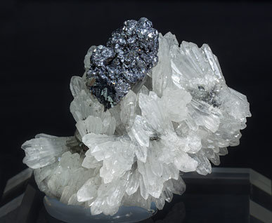 Witherite with Galena. Front