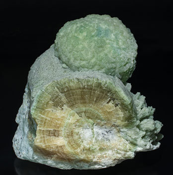 Strontium rich Aragonite. Side