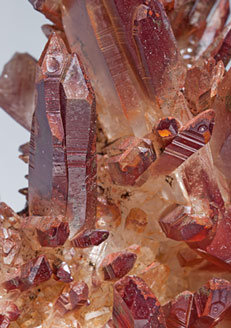 Quartz (variety red quartz). 