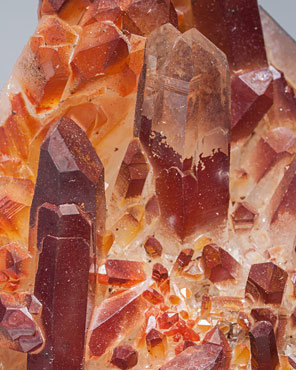 Quartz (variety red quartz). 