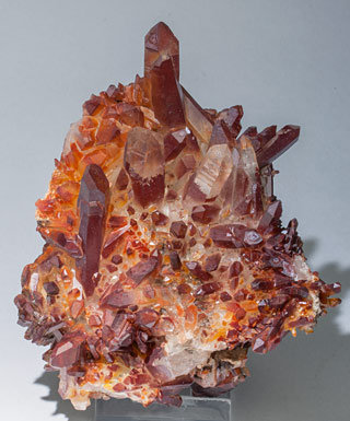 Quartz (variety red quartz).