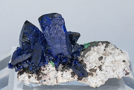 Azurite with Malachite.