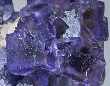 Fluorite with Quartz. 