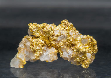 Gold with Quartz.