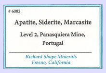 Fluorapatite with Pyrite, Siderite and Muscovite