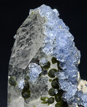 Fluorite with Quartz and Muscovite. 