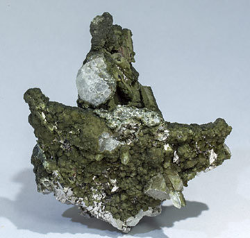 Topaz with Arsenopyrite, Muscovite and Quartz.