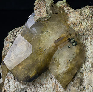 Baryte with Pyrite. 