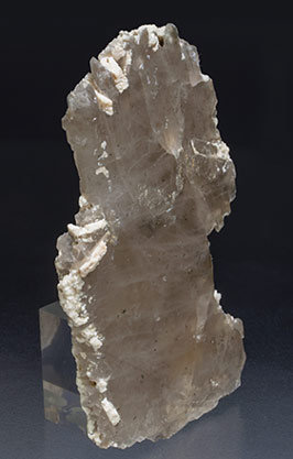 Quartz (variety smoky) with Feldspar. Side