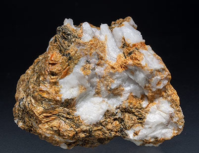 Tinzenite with Quartz. 