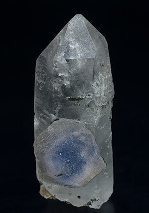 Fluorite with Quartz and Siderite.