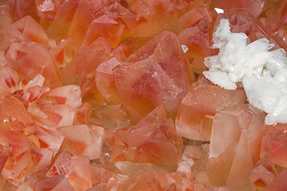 Calcite with inclusions. 