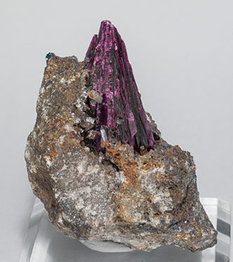 Erythrite with Phlogopite and Quartz.