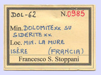 Dolomite with Siderite