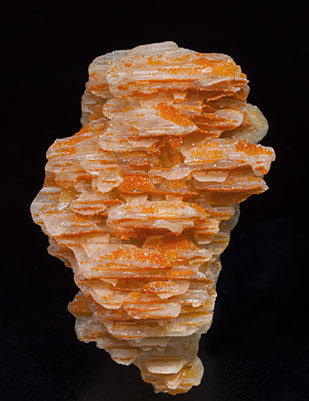 Chromium-rich Mimetite on Cerussite. Top