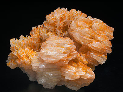 Chromium-rich Mimetite on Cerussite.