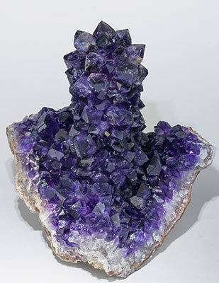 Quartz (variety amethyst). 