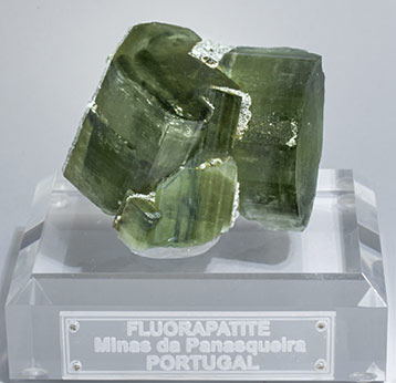 Fluorapatite with Calcite, Quartz and Muscovite.