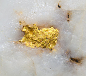 Gold on Quartz. 