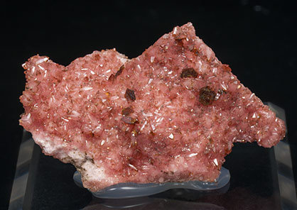 Shigaite on Rhodochrosite.